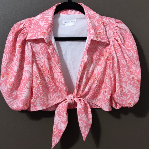 Lovers and Friends Juliet Tie Top Sienna Tropical SIZE MEDIUM - Picture 5 of 6